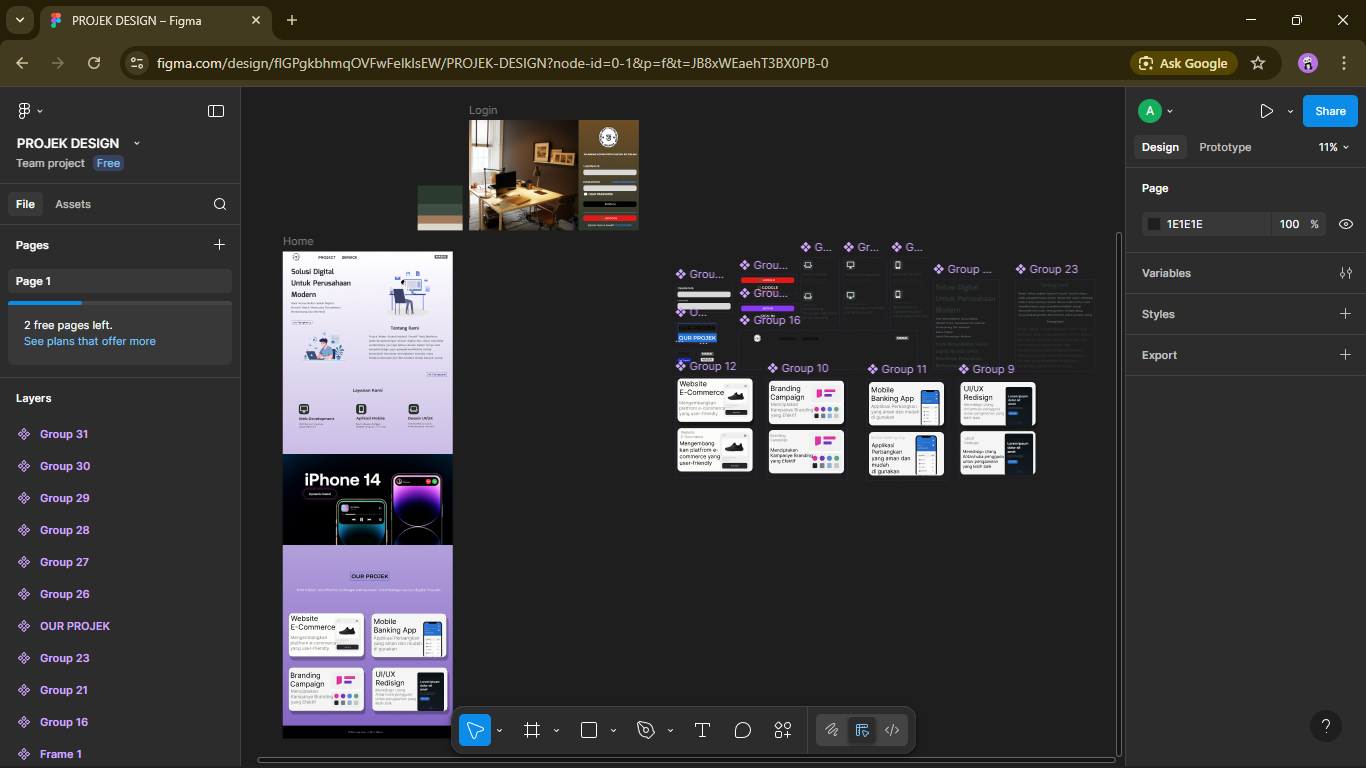 Dashboard UI Concept